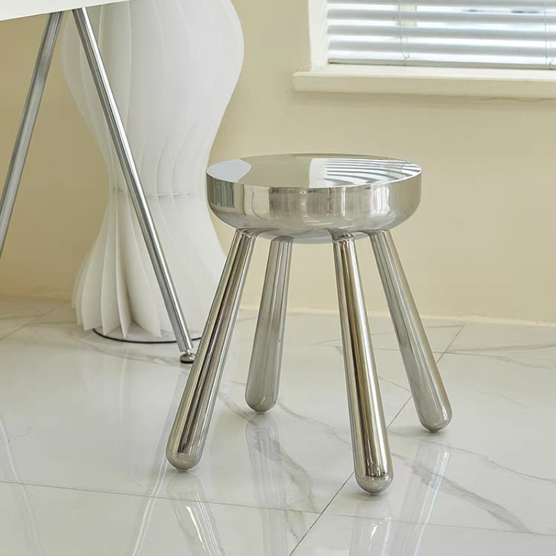 Home Bar Lounge - Kursi Bar Stainless Steel Gaya Nordik,