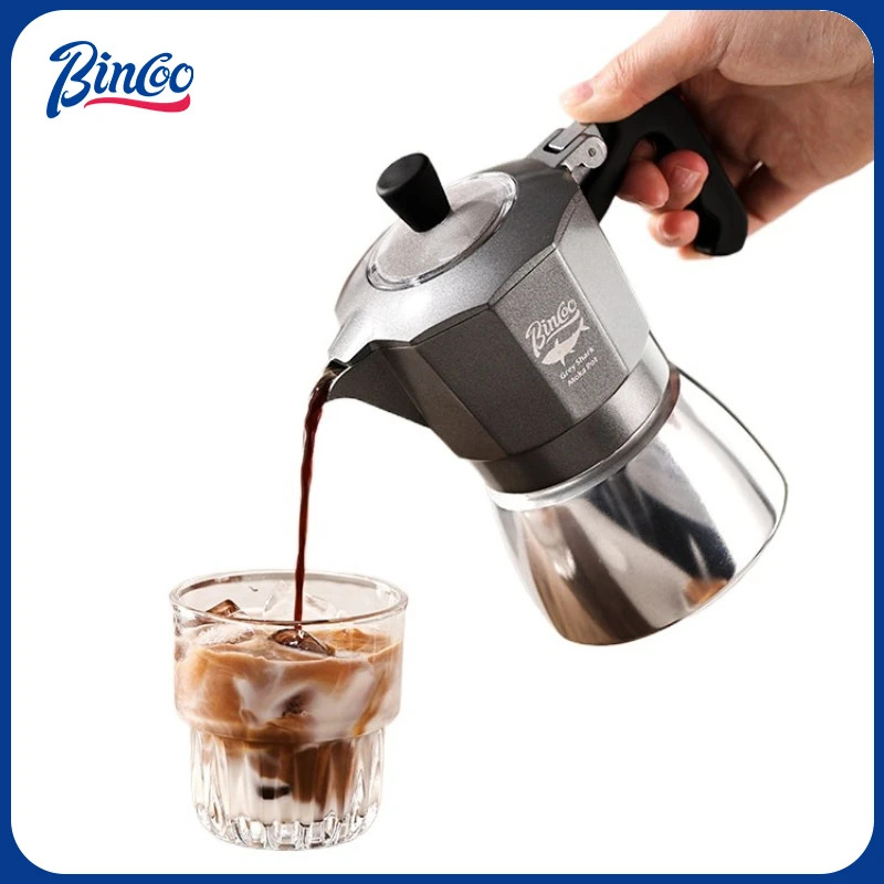 Home Barista - Bincoo 2 Cangkir Double Valve Moka