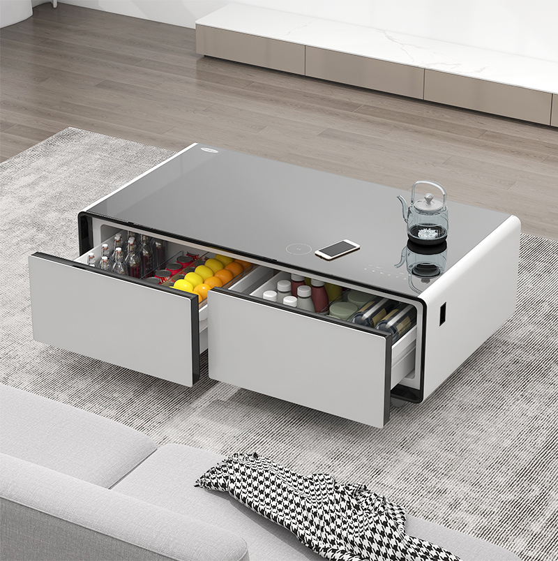 Home Bar And Fridge - Meja Kopi Pintar Kulkas Mini Bar