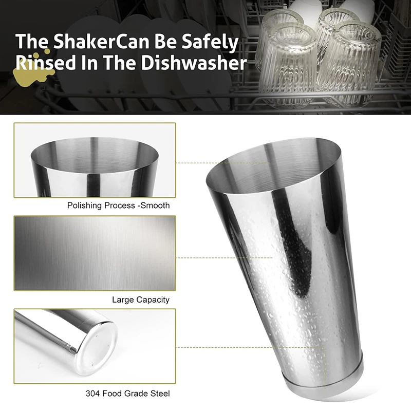 Set Shaker Koktail Boston 18 o - Boston Shaker Set ulasan dan harga