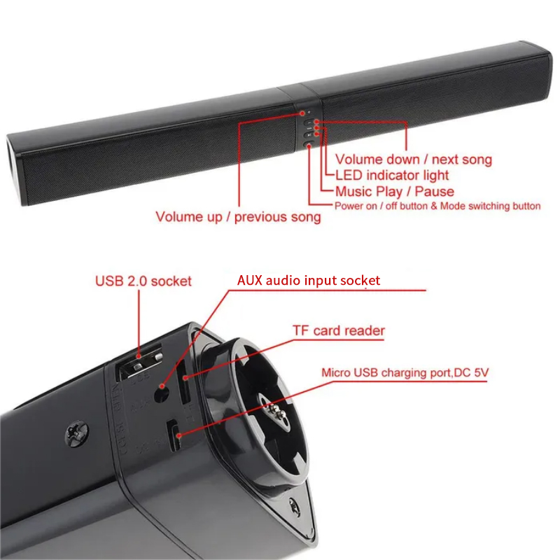 Soundbar bertenaga suara Radio - Home Bar And Theater ulasan dan harga