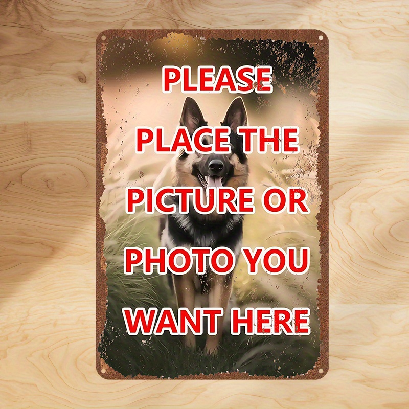 1PC Papan Logam Datar 2D Perso - Home Bar Signs ulasan dan harga