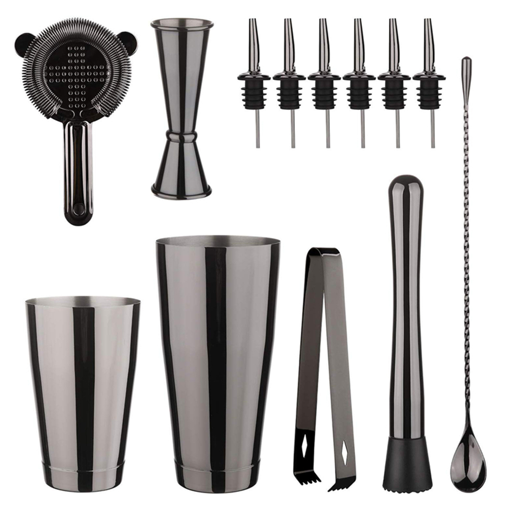 Set Perlengkapan Bar Cocktail: - Boston Shaker Set ulasan dan harga