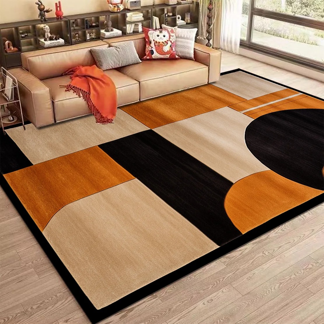 Karpet Abstrak Nordik untuk Ru - Home Bar Seating ulasan dan harga
