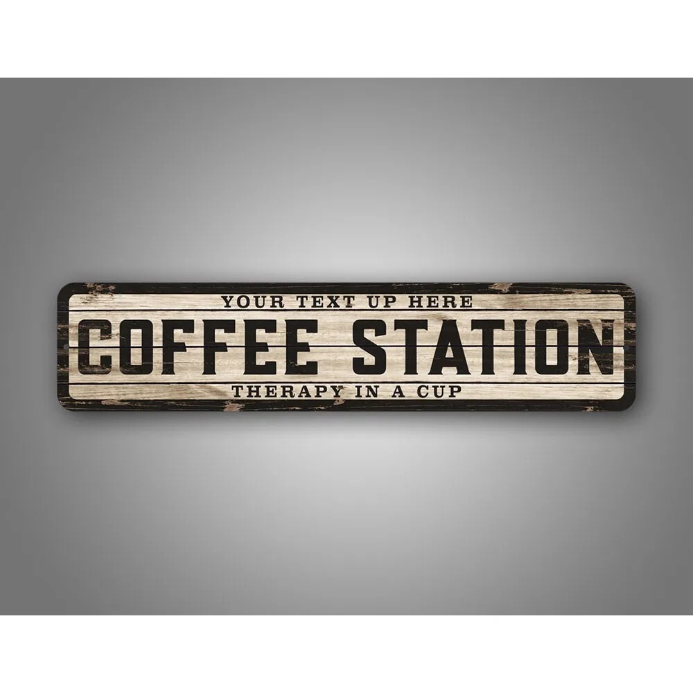 Papan Kayu Antik dengan Logo T - Home Bar And Coffee ulasan dan harga