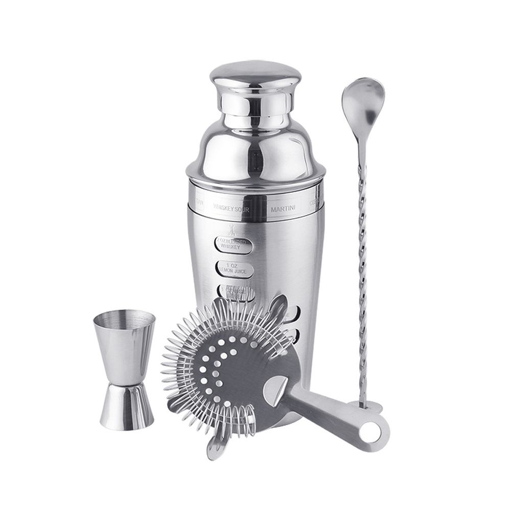 Set Shaker Boston 4 Pcs, Perle - Boston Shaker Set ulasan dan harga