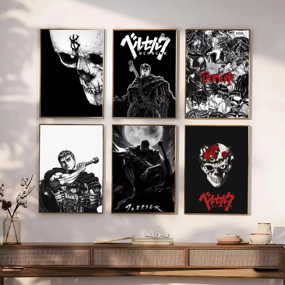 Poster Anime B-berserk Cetak K - Home Bar And Restaurant ulasan dan harga