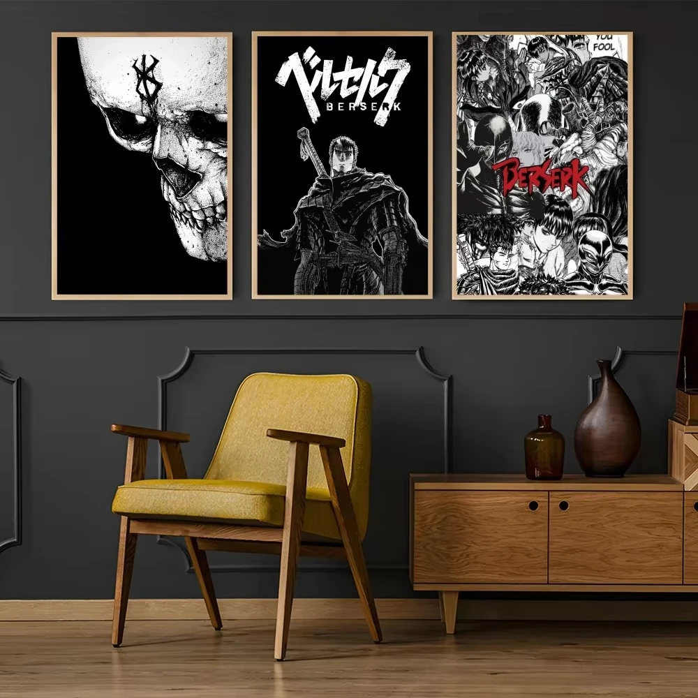 Poster Anime B-berserk Cetak K - Home Bar And Restaurant ulasan dan harga