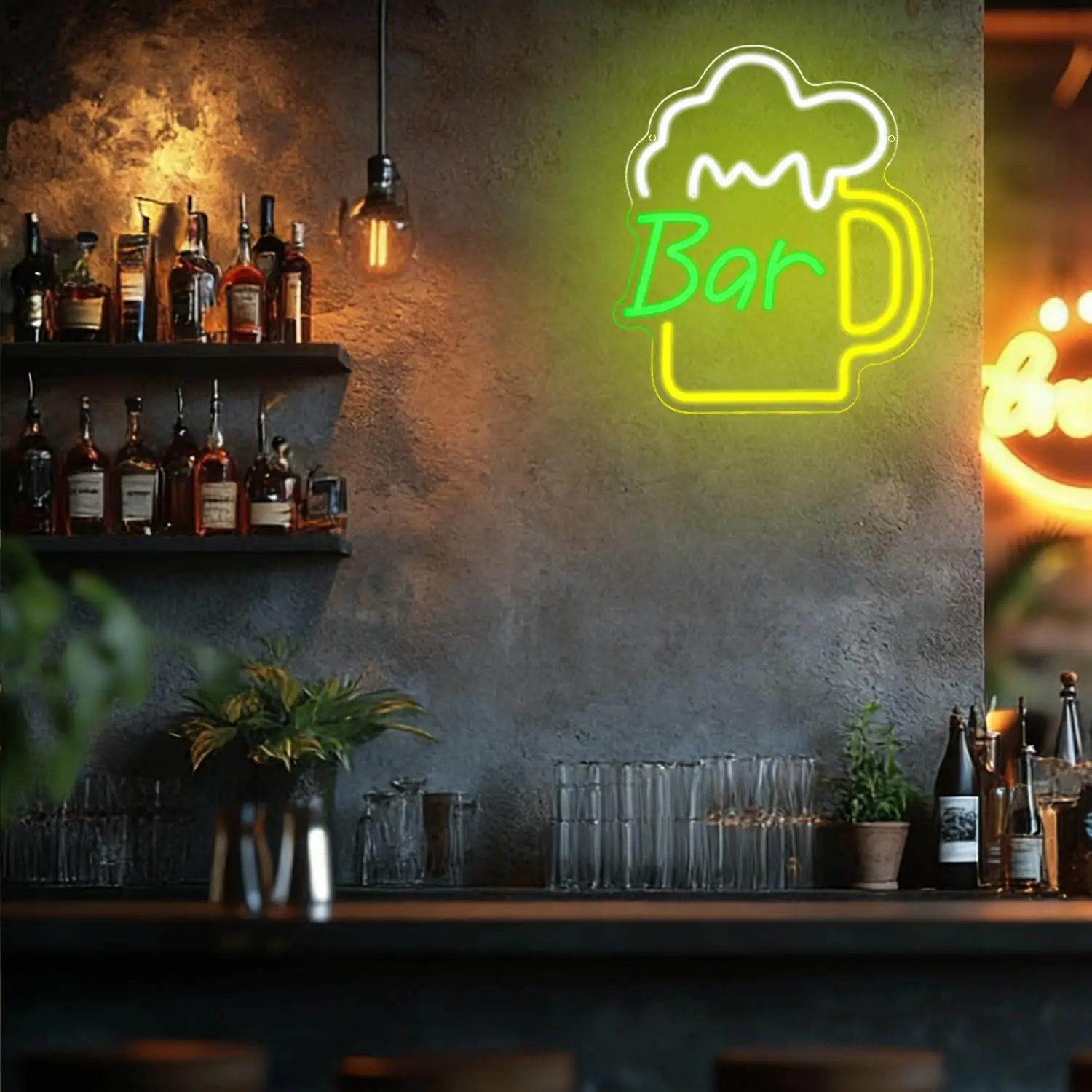 Lampu LED Neon Sign Bar Bir US - Home Bar Signs ulasan dan harga