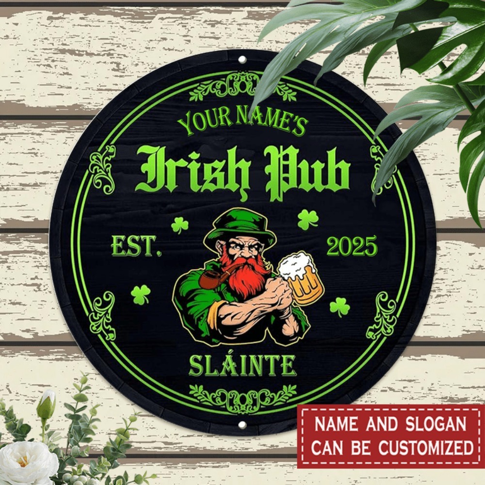 [2D Flat] Nama Kustom Pub Irla - Home Bar Signs ulasan dan harga